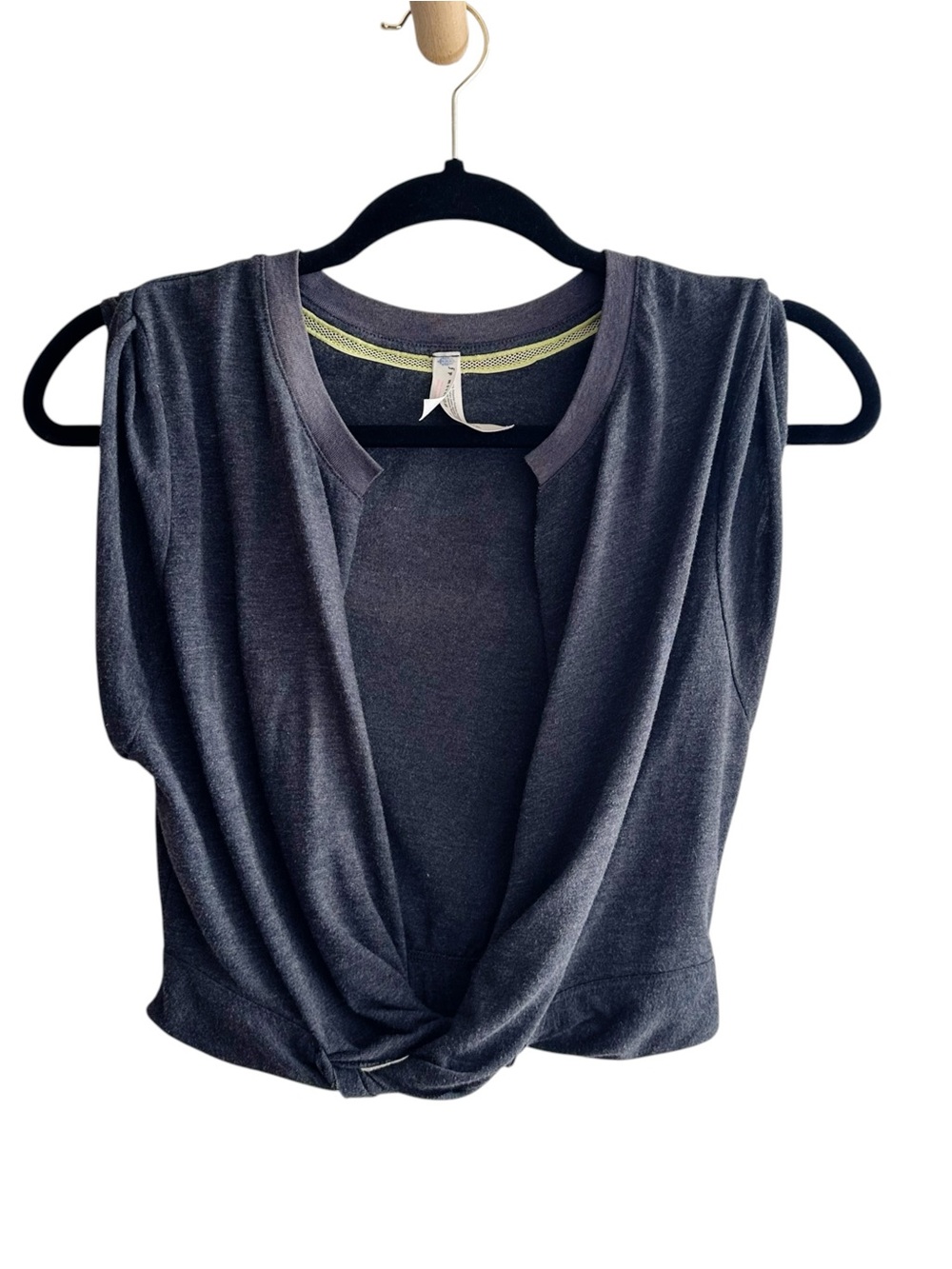 Free People Movement Twist & Shout Cropped Deep V Top - Picture 2 of 6